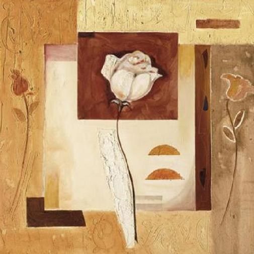 Alfred Gockel Rustic Flower Collage I